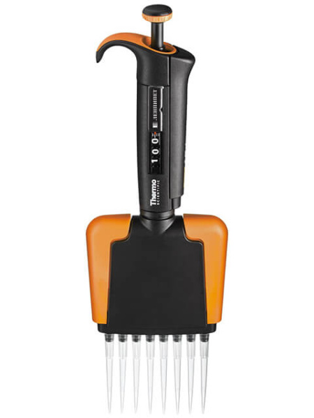 Дозатор 8-30-300 мкл 8-канальный БЛЭК ."Термо Фишер Сайентифик" 4662032